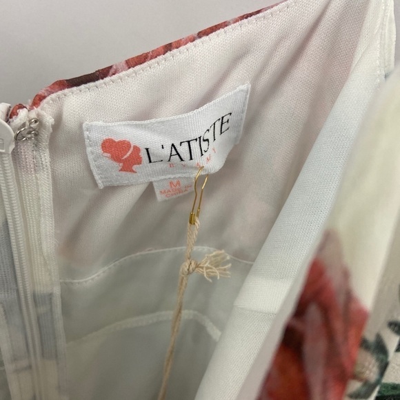 L’atiste By Amy Multi Color Floral M NWT Dress - Picture 6 of 9